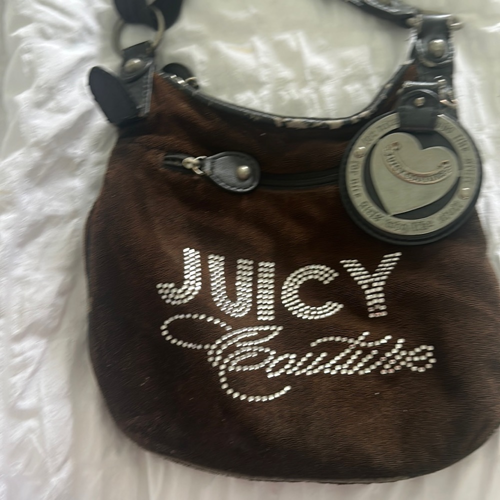 Y2k juicy couture black bag